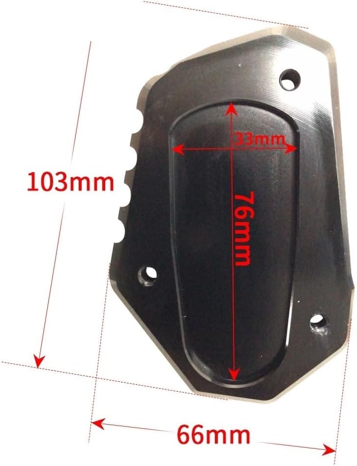 BABUJI Soporte de motocicleta para Suzuki VStrom 1000 DL1000 V-Strom 1000XT 2014-2019 2016 2017 2020 Soporte lateral de extensión de pie de
