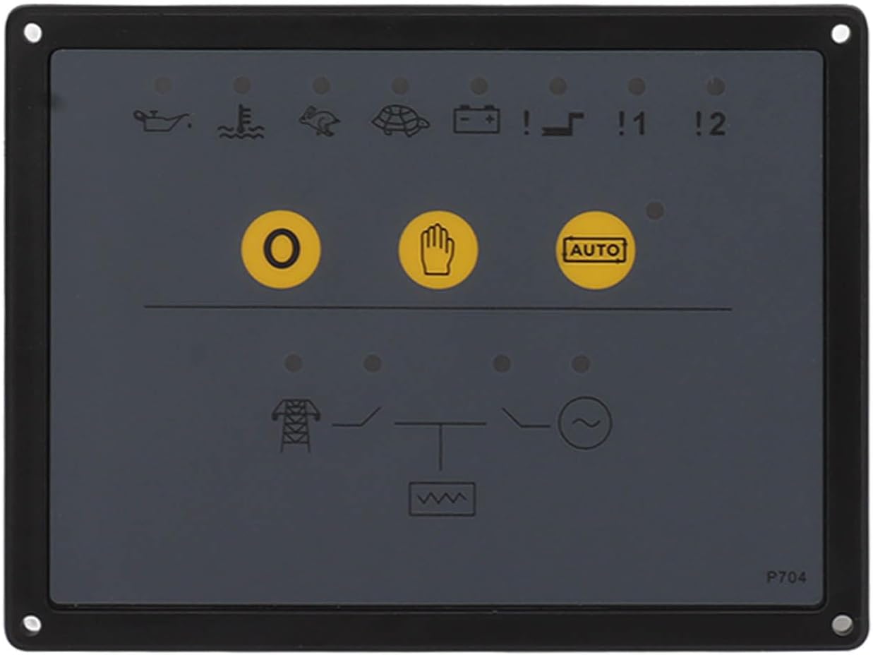 TOPINCN DSE704 AMF Controller Control Panel for,Failure Voltage, Multiple, LED Indicator