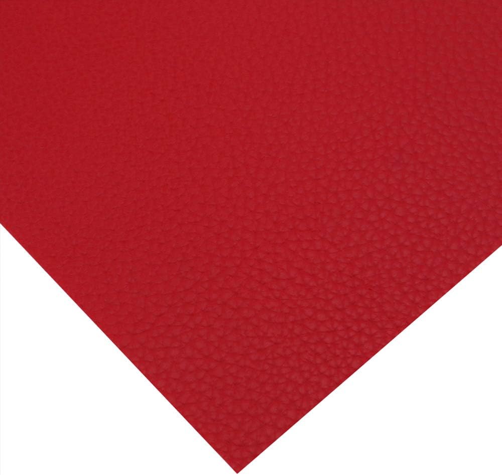 ANMINY The Yard – Tela de piel sintética de vinilo para manualidades, manualidades, costura, hobby, taller, manualidades, billetera, cuadrado, 0.028