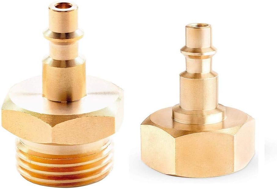 Sistemas de rociadores de latón sin plomo para el invierno, enchufe de soplado, compresor de aire de conexión rápida, adaptador de 14 pulgadas  Se