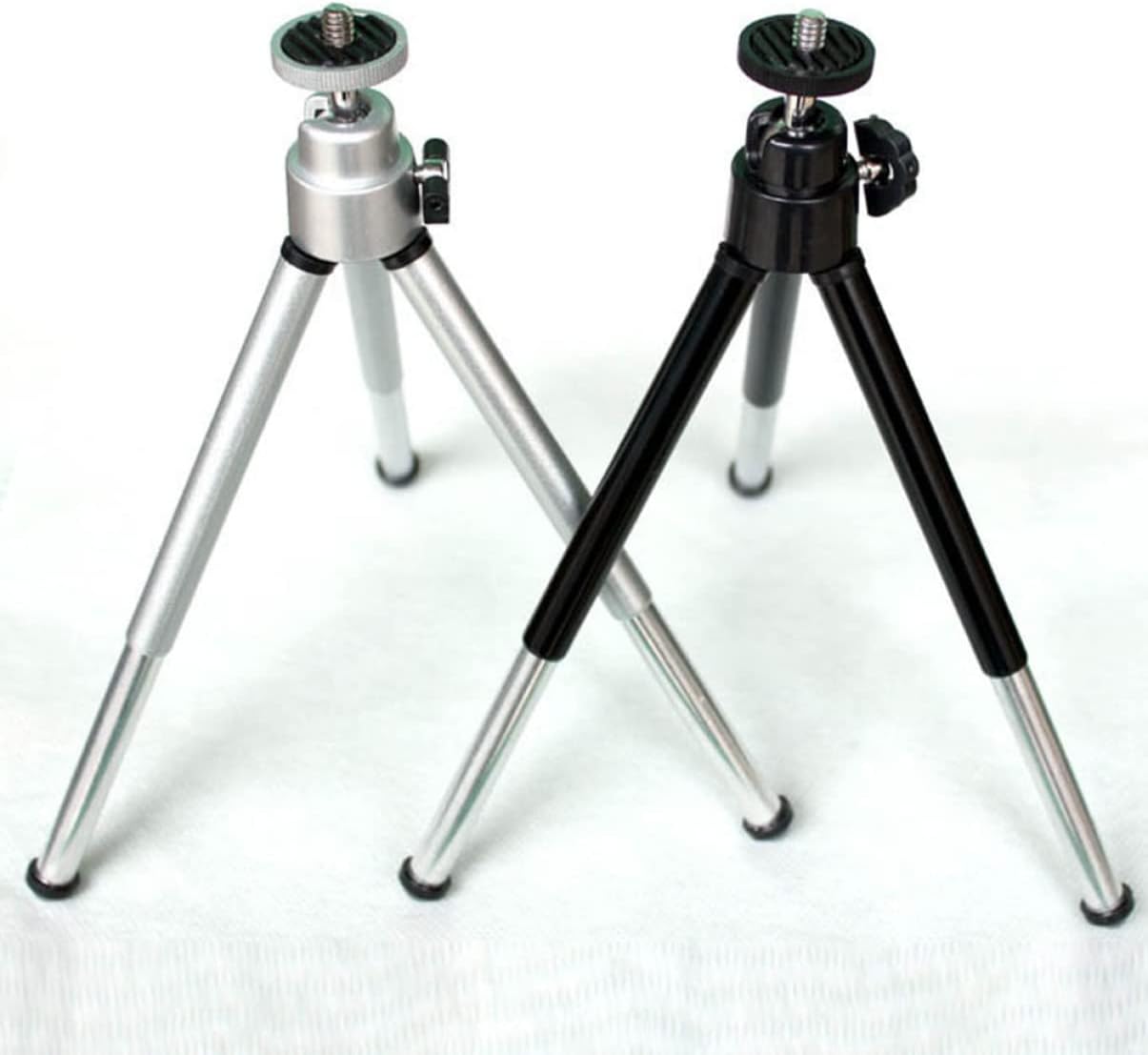 Mikikit Soporte de transmisión móvil 4 unids Selfie Stick soporte trípode teléfono teléfono multi-posición teléfono titular