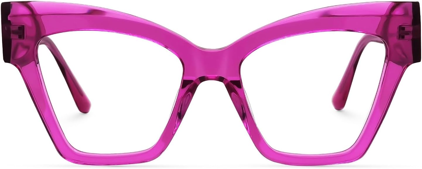 VOOGLAM Gafas de bloqueo de luz azul de ojo de gato para mujer, anti fatiga ocular UV Reginald