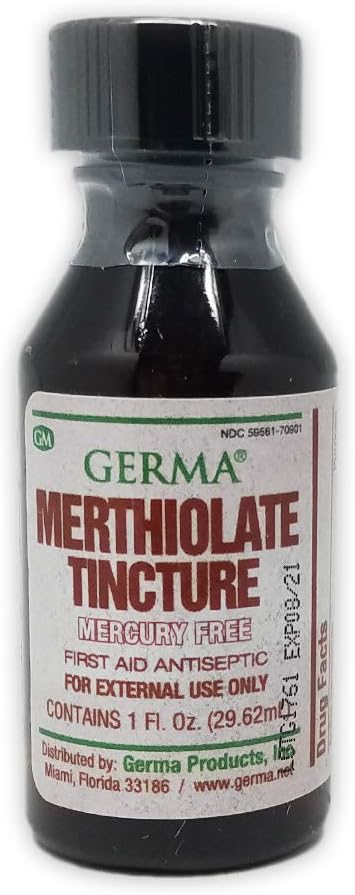 Germa Antiséptico de tintura de mertiolato 1 oz