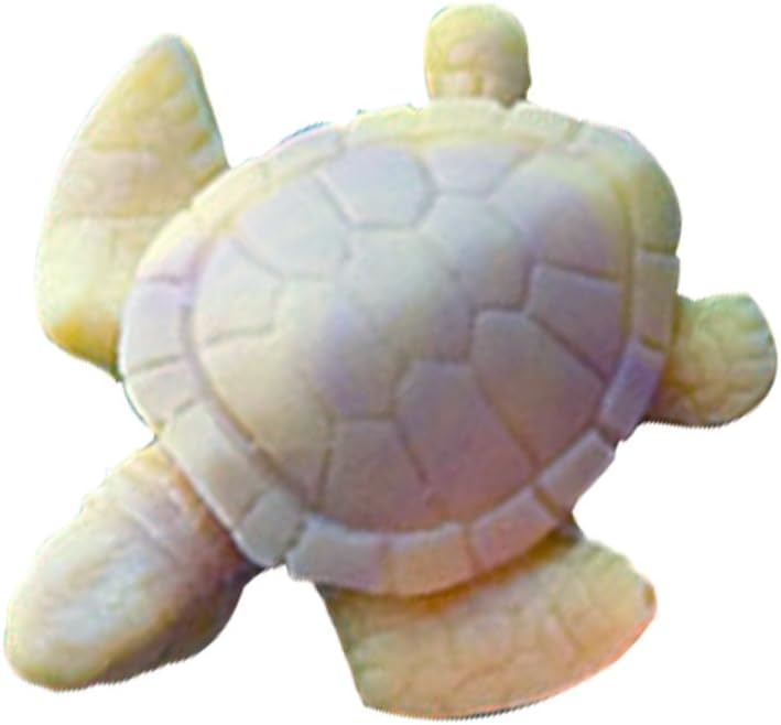 4 moldes de silicona 3D de tortuga marina para bricolaje cubitos de hielo hechos a mano para budín de helado, pudín de magdalena, decoración de