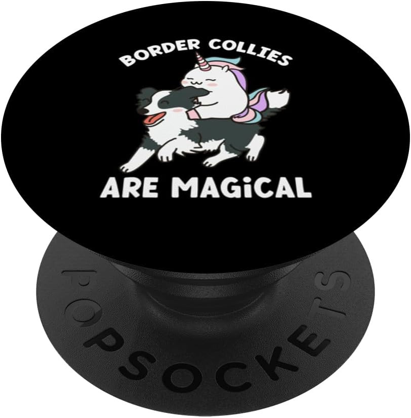 Los Border Collies son mágicos, divertidos PopSockets de Border Collie intercambiables