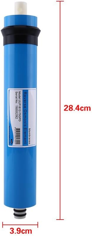 Membrana de ósmosis inversa para el reemplazo del filtro de agua ULP1812-75 GPD se adapta al sistema estándar de filtración de agua potable bajo el