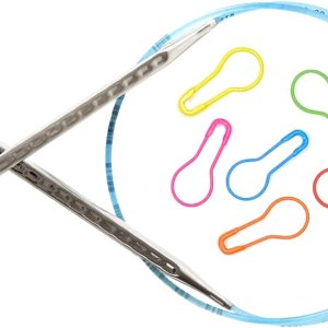 addi Skacel Rocket2 – Agujas de tejer (cuadradas) de 24 pulgadas con marcadores de puntada de la marca All Things Knitting (US 110.315 in) addi Skacel Rocket2 – Agujas de tejer (cuadradas) de 24 pulgadas con marcadores de puntada de la marca All Things Knitting (US 110.315 in)