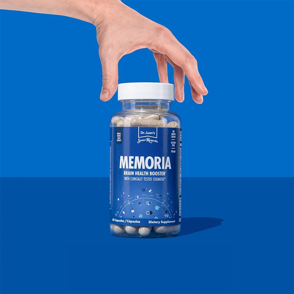 Santo Remedio Memoria, refuerzo de la salud cerebral, ayuda a fortalecer las conexiones neuronales, ayuda a mejorar la atención, la memoria y la