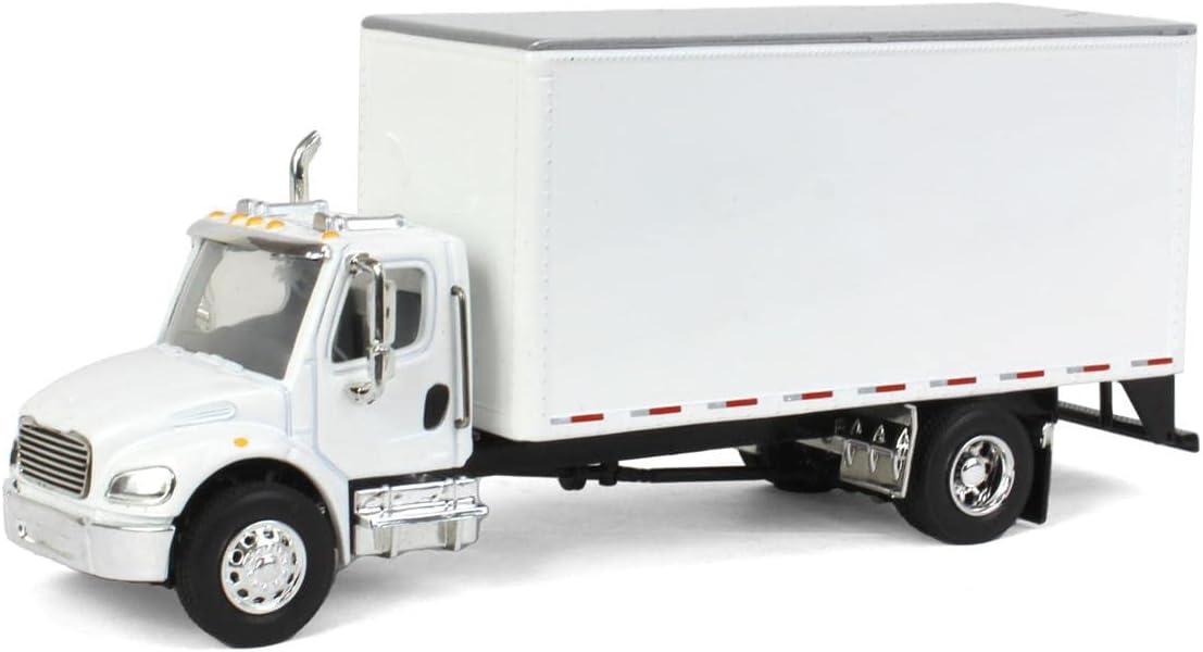 164 Freightliner M2 Van Box Truck, blanco liso 35501