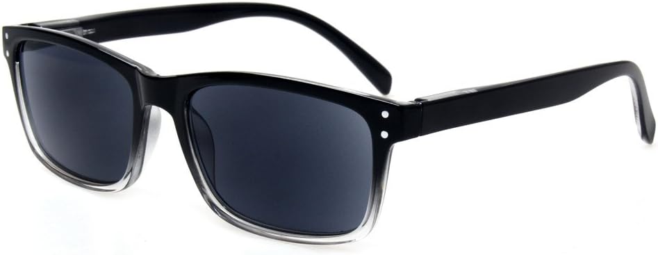 NORPERWIS Paquete de 2 lentes de sol unisex de estilo clásico, lectores cómodos, simples y elegantes