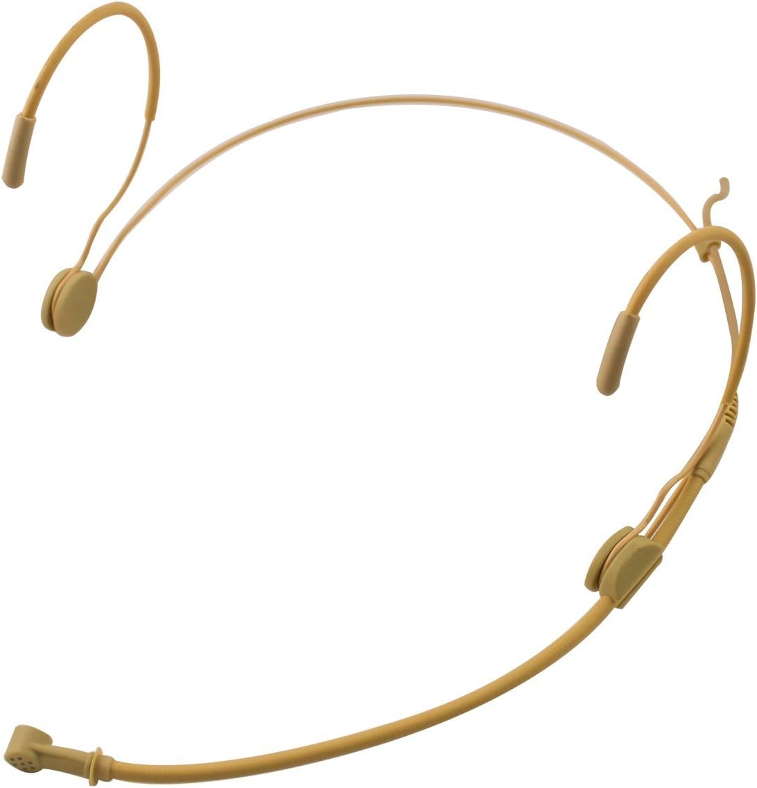 J K MIC-J 069 Auriculares con gancho para la cabeza Micrófono unidireccional compatible con el sistema de micrófono inalámbrico AKG Samson – Mini