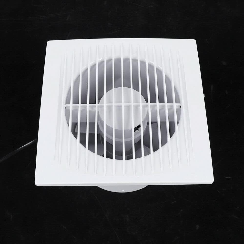 DNYSYSJ Ventilador de ventilación de baño de 6 pulgadas montado en la pared, salida de aire, soplador de inodoro para cocina, baño, sala de estar