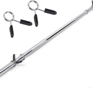 Barra de barra de 456 pies con diseño de rosca antideslizante, barra recta de entrenamiento de fuerza para placas de barra de 1 pulgada, barra de Barra de barra de 456 pies con diseño de rosca antideslizante, barra recta de entrenamiento de fuerza para placas de barra de 1 pulgada, barra de