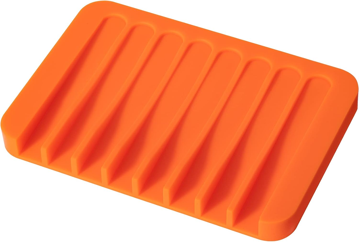 Urbanstrive Jabonera para ducha, cascada, jabonera para baño, cocina, encimera, silicona flexible, mantiene las barras de jabón secas, fácil