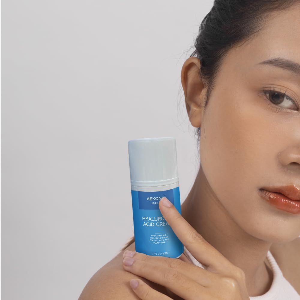 Suero facial de ácido hialurónico – Hidratante facial con vitamina A, E, C, té verde, ácido hialurónico y extractos de frutas – Suero
