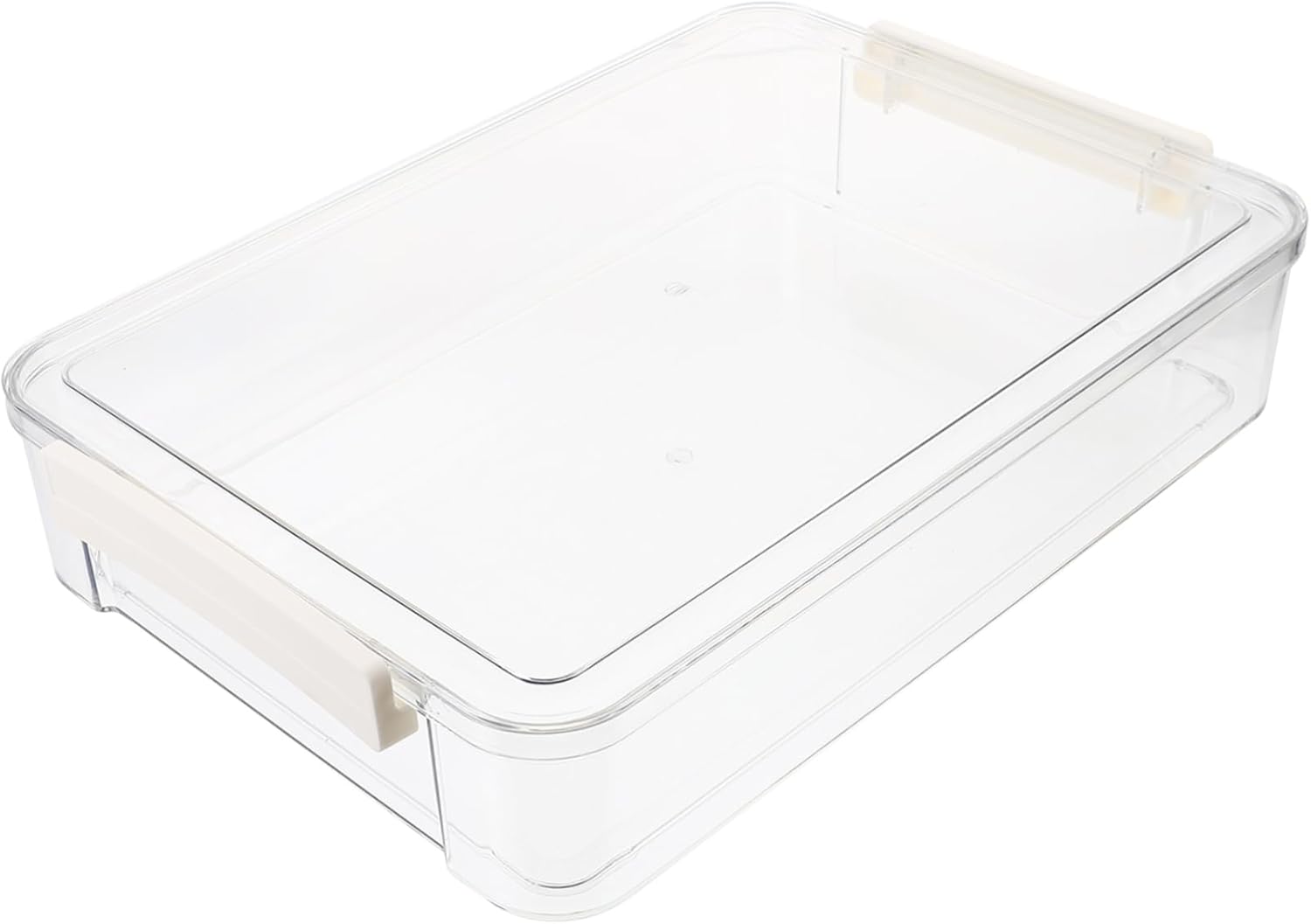 MAGICLULU Caja de plástico Contenedores de almacenamiento de fotos Contenedores de documentos para organizar documentos, organizador de documentos,