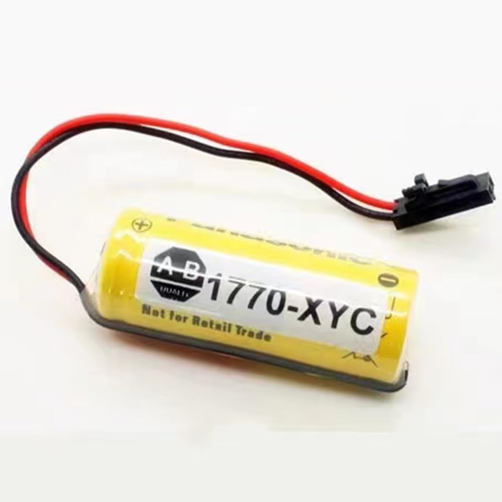 *(50-Pack) 1770-XYC Lithium Battery 3V 1800mAh Replacement for 1770-XYCA 1770-XYB 1756-BA1,for Allen Bradley 1770-XYC