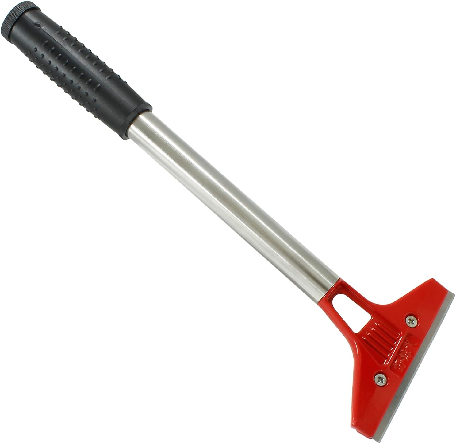 Herramienta raspadora resistente, raspador de hoja de metal de 4 pulgadas con mango largo para techo, estufa de vidrio, ventana, madera, pared,