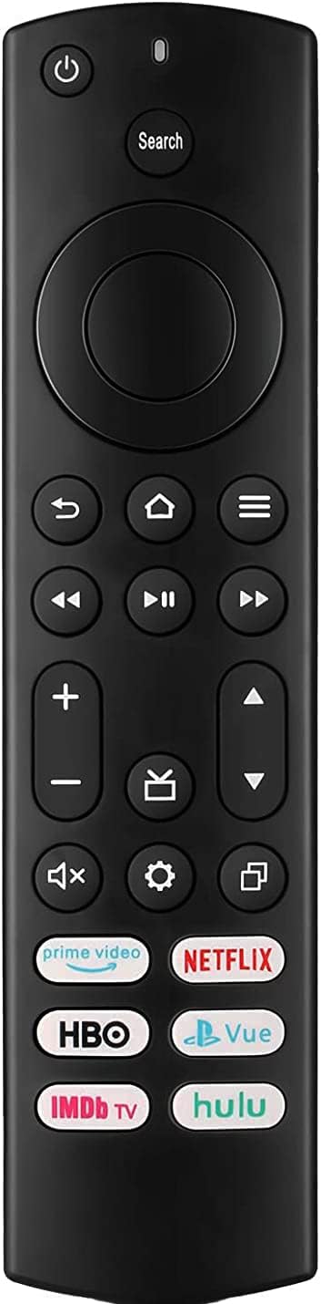 Control remoto universal para todos los televisores inteligentes Toshiba y televisores inteligentes Insignia con 6 botones de acceso directo, no