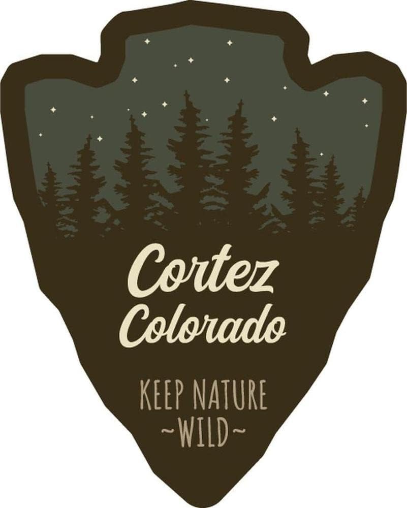 Cortez Colorado – Calcomanía de vinilo (diseño de punta de flecha, 2 pulgadas)