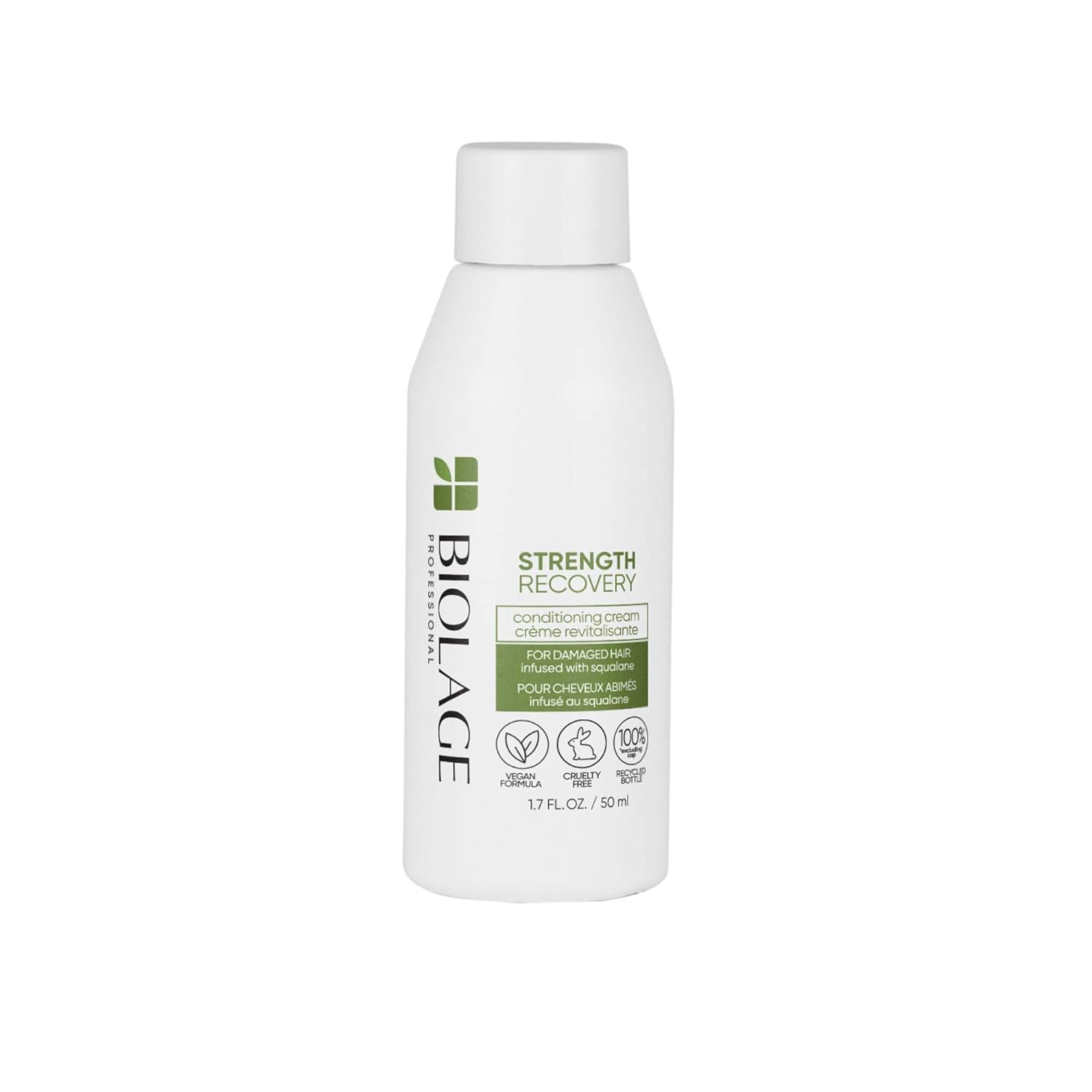 Biolage Crema acondicionador de recuperación de fuerza  Acondicionador profundo reparador del cabello  Hidrata, añade suavidad y fortalece  Para