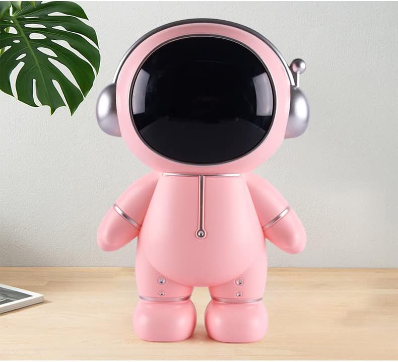 Alcancía de astronauta, bonita caja de dinero de astronauta, figura de astronauta, decoración de escritorio, estatua, adorno divertido de astronauta