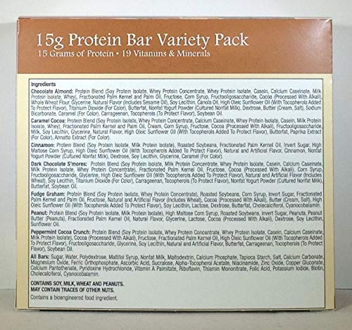 Proti Care – Barras de proteína de 0.51 onzas de proteína, 7 porciones (paquete variado)