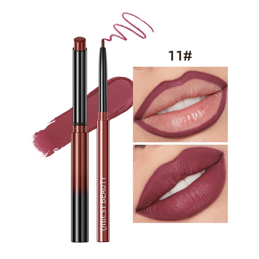 Juego de delineador de labios y lápiz labial, delineadores de labios, lápiz labial mate y juego de lápiz labial de terciopelo, juego de delineadores
