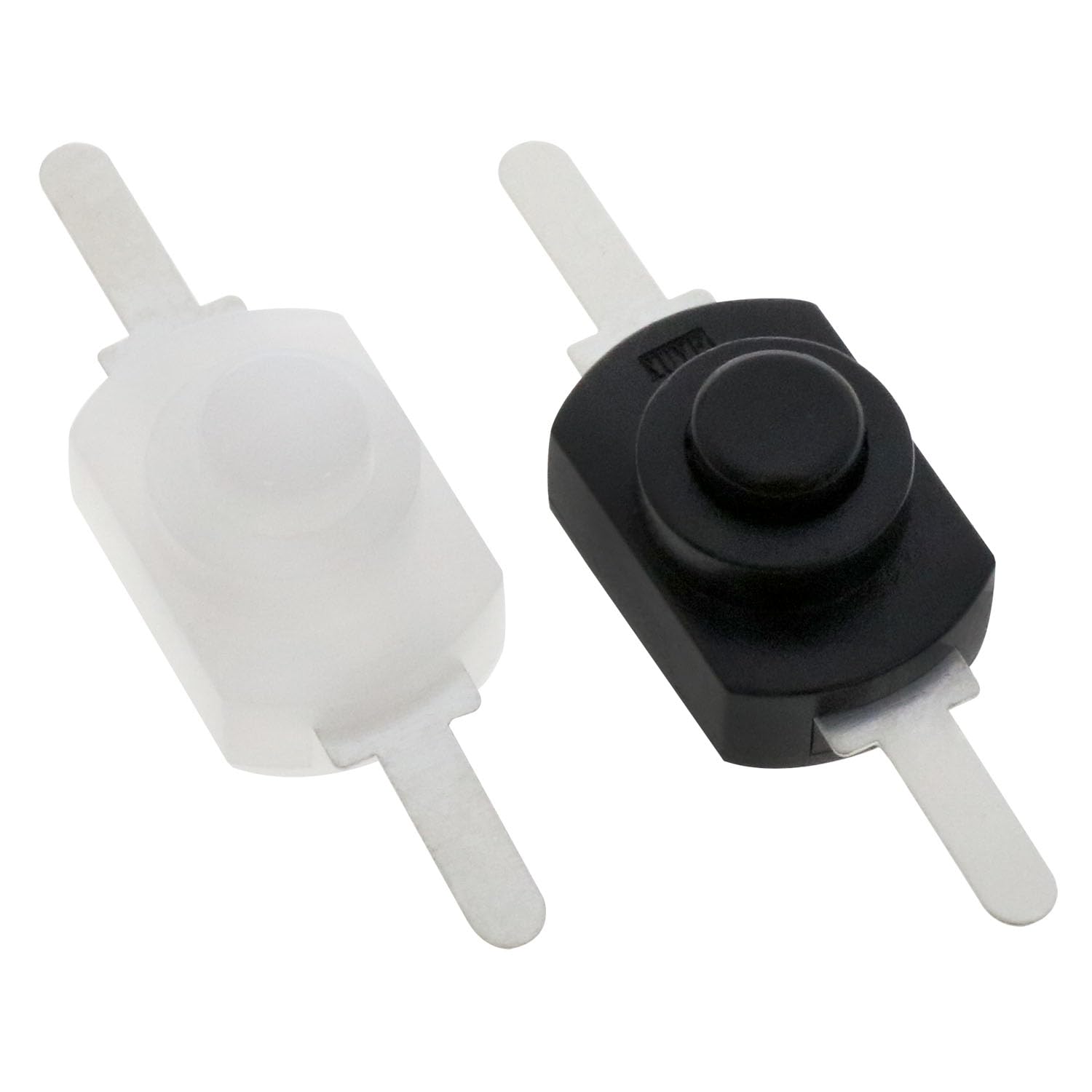 VAKTOK 40 interruptores de botón de bloqueo automático de linterna, interruptor de bloqueo automático, mini interruptores de botón micro para