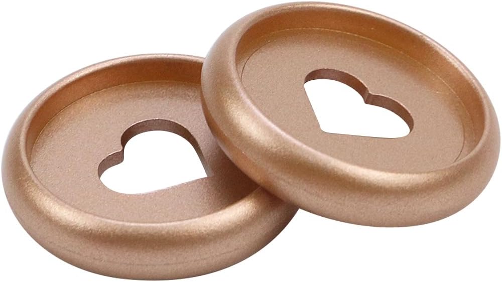 11 discos expansores de plástico con forma de corazón, discos de plástico para carpetas de hojas sueltas, suministros de álbumes de recortes, discos