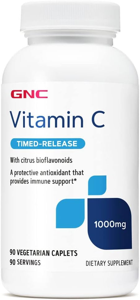 GNC Vitamina C 1000 mg, comprimidos, 90 ea