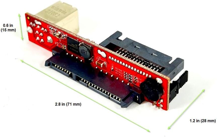 Ableconn IUSB3SA6G SATA III  SATA II a USB 3.0 Tipo-B (F) Adaptador Mini Vertical