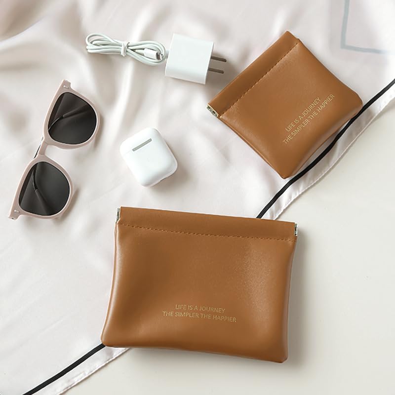 2 mini bolsas de maquillaje para bolso, bolsa de maquillaje de bolsillo pequeño, bolsa de viaje para cosméticos, bolsa de viaje impermeable, sin