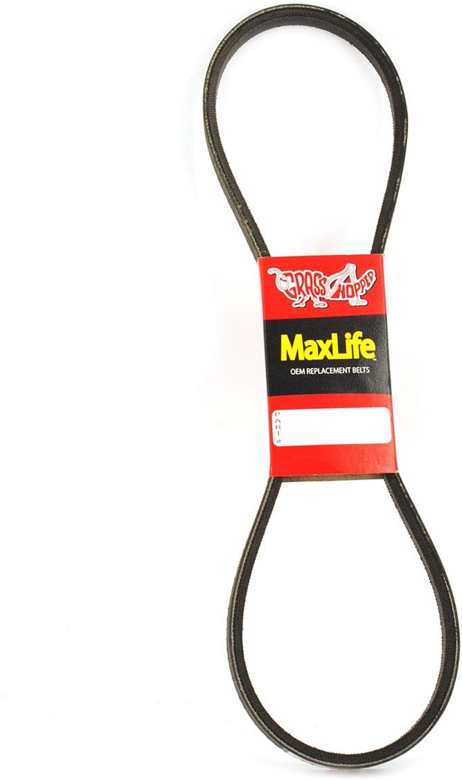 Grasshopper Correa MaxLife para cortacésped, diseñada según los estándares específicos de materiales, dimensiones, forma, construcción y