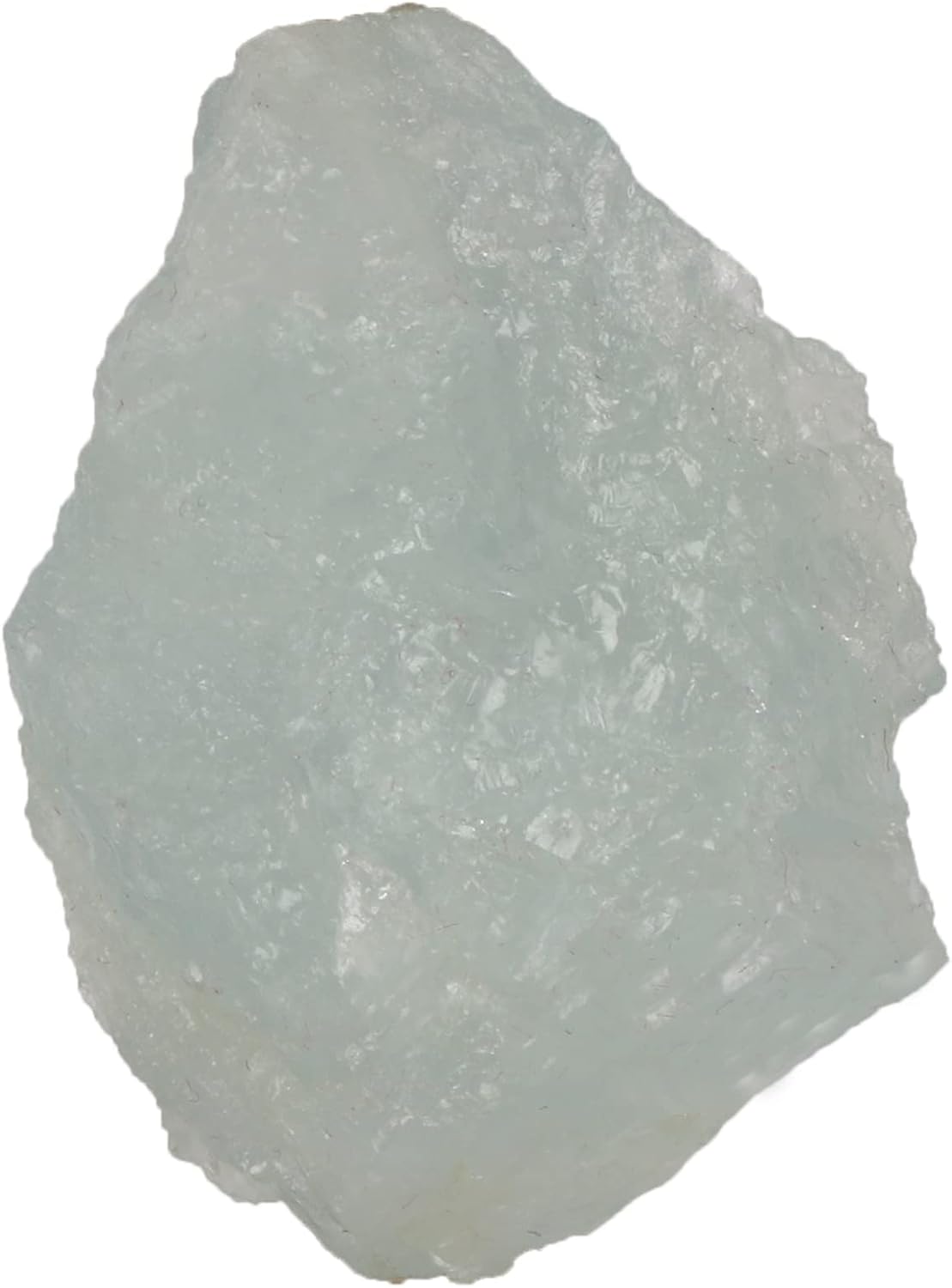 GEMHUB 138.95 CT A Grade Aqua Sky Aquamarine Rough Crystal Natural Chakra Loose Gemstone Healing Crystal for for Tumbling, Cutting, Lapidary, Reiki