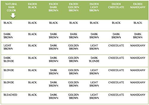 Tinte para el cabello EKOEH BRASIL Crema Negro, libre de PPD, VEGANO 2.7fl.oz