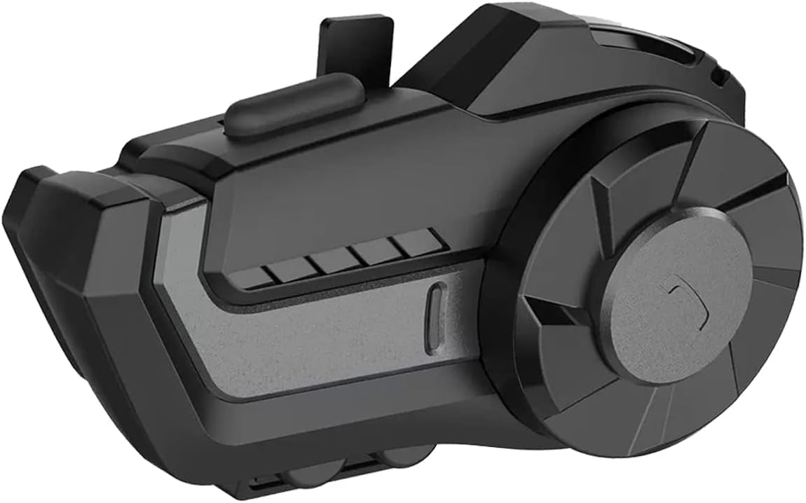 Zhongreat Casco de motocicleta Bluetooth 5.0 Auriculares, Intercomunicador inalámbrico Dirtbike al aire libre sistema de comunicación hasta 800M