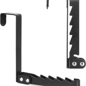 FYY Ganchos para colgar sobre la puerta, 1 paquete plegable plegable sobre la puerta, estante organizador para ahorrar espacio, colgador de FYY Ganchos para colgar sobre la puerta, 1 paquete plegable plegable sobre la puerta, estante organizador para ahorrar espacio, colgador de
