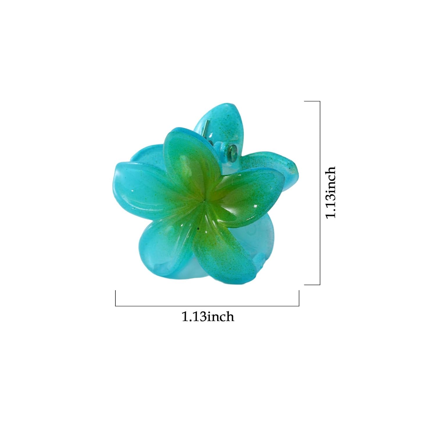 MHDGG Pinzas para el cabello con flores pequeñas, 12 pinzas para el cabello para mujeres, pinzas antideslizantes para el cabello, accesorios de