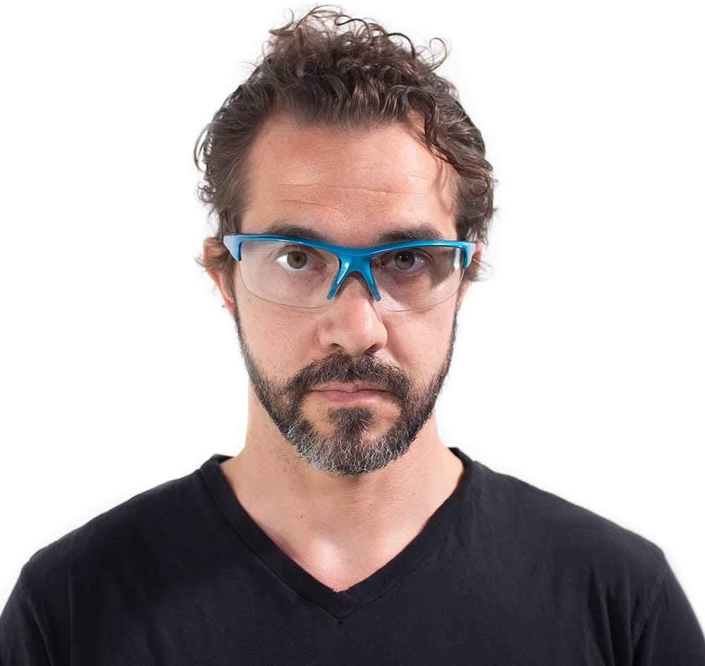 VITENZI Gafas de seguridad bifocales con lectores envolventes para lectura con aumento para hombres y mujeres – Roma
