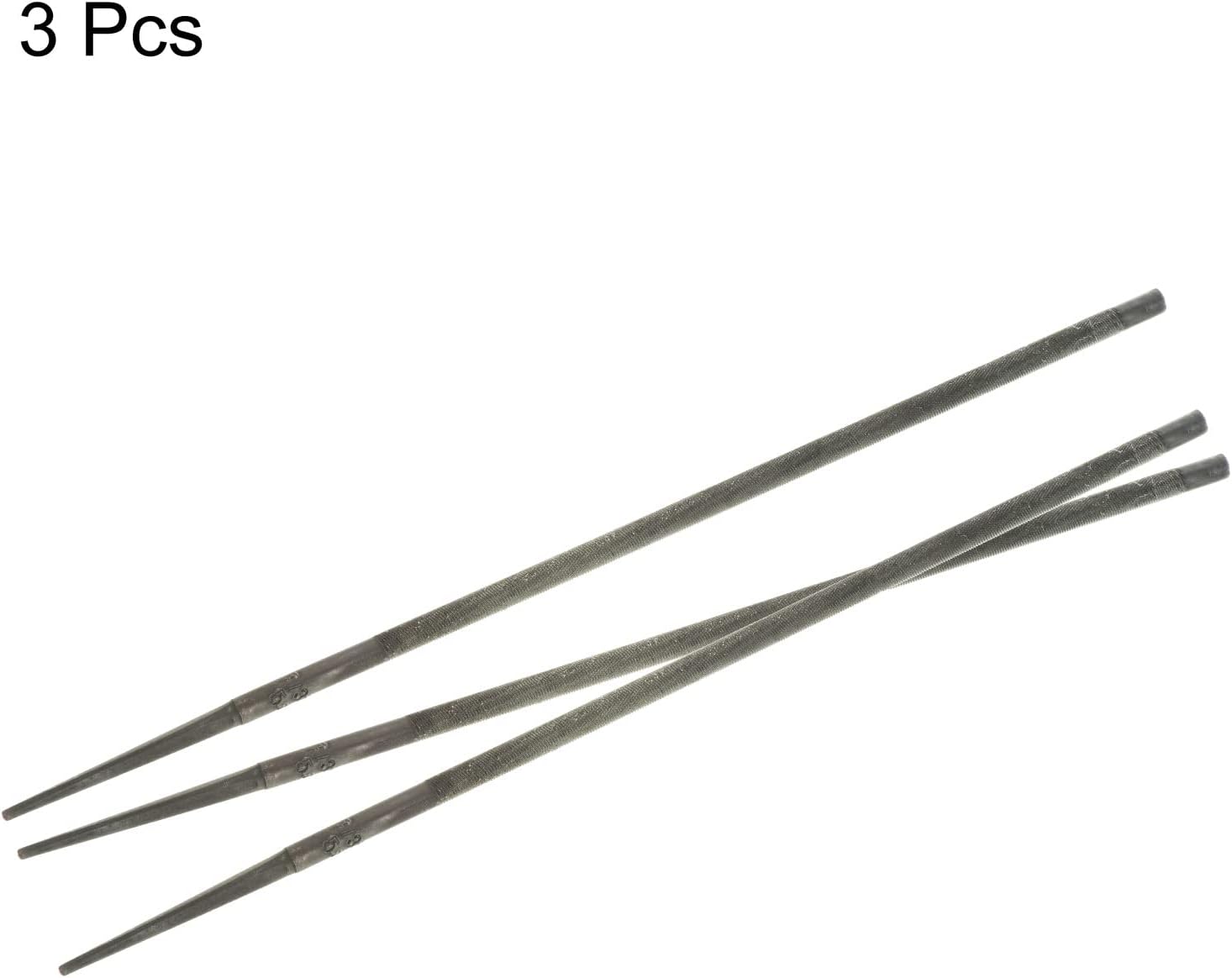 PATIKIL Limas de motosierra de 0.217 in, 1 juego3 piezas de rodamientos redondos de acero para afilar cadenas de motosierra para carpintería de