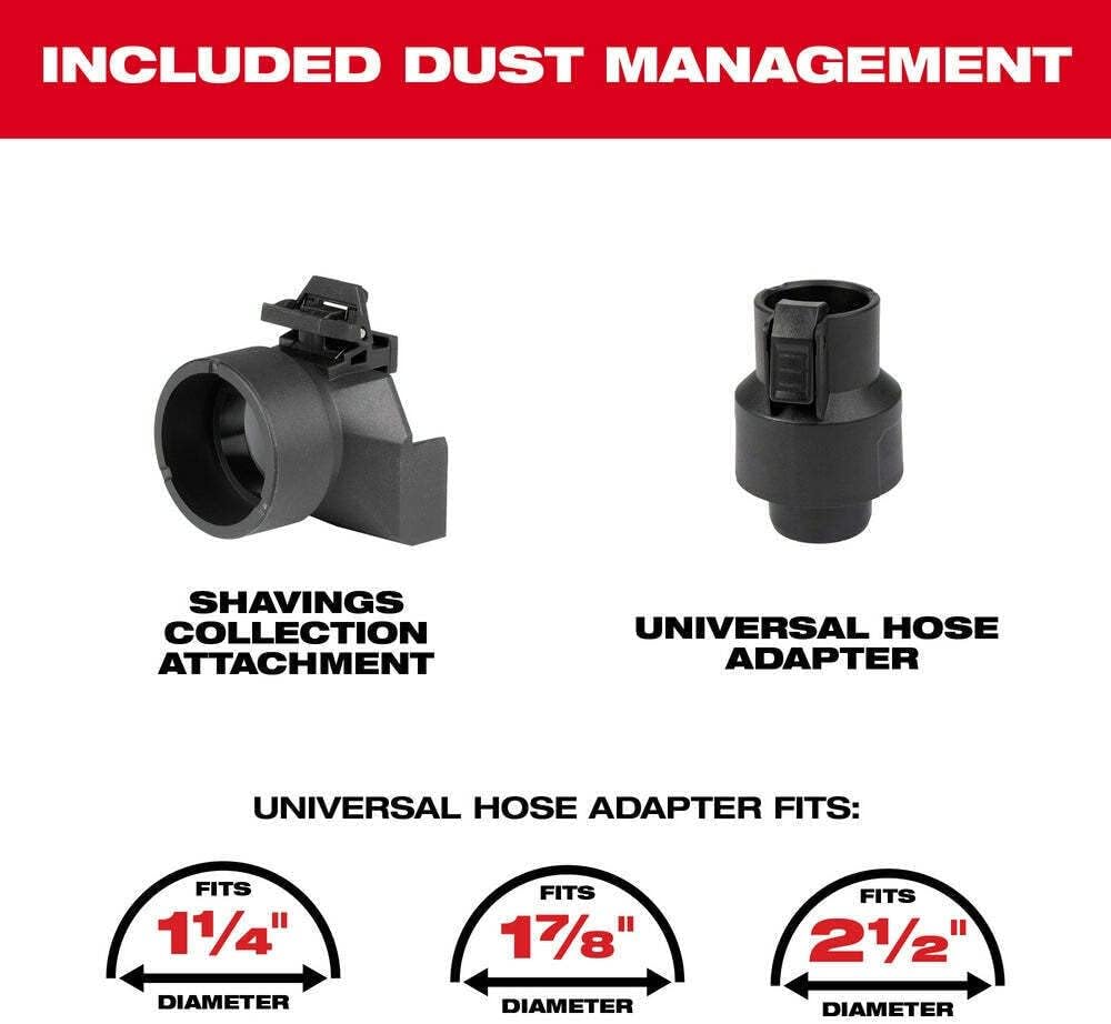 2524-20 para Milwaukee M12 FUEL 12V 2 pulgadas Cepilladora inalámbrica sin escobillas – (herramienta desnuda)