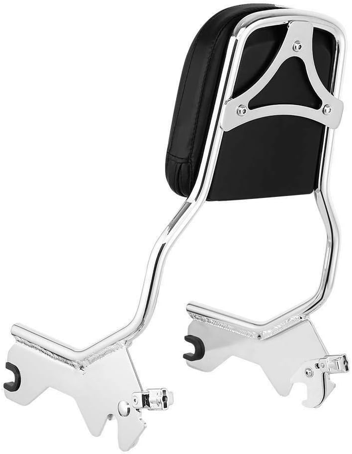 TCMT Respaldo vertical de barra Sissy estándar con kit de accesorios de acoplamiento para Harley Heritage Classic FLHC Street Bob FXBB 2018-2023