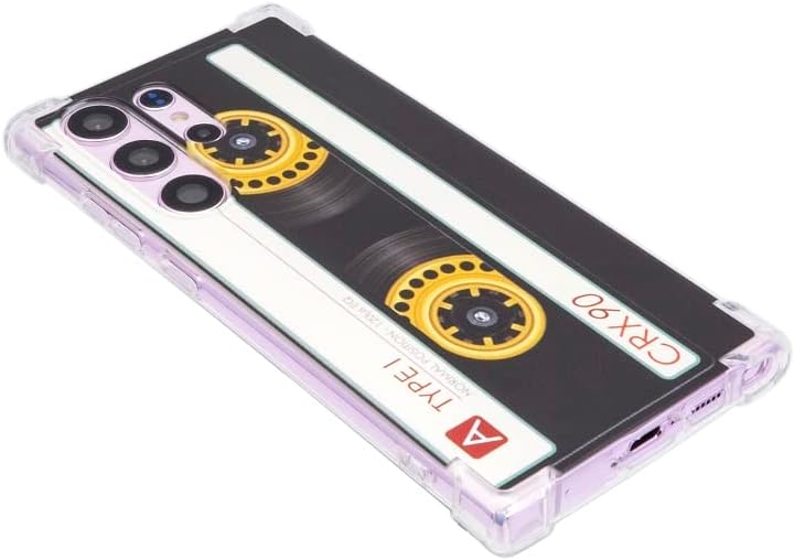 Funda compatible con Galaxy S23 Ultra, funda retro vintage con funda protectora de TPU suave para Galaxy S23 Ultra de 6.8 pulgadas
