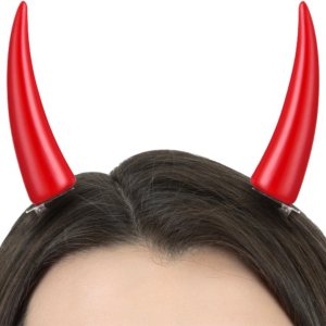 COYLINK Power Cosplay Hornos Clip de pelo Anime Cosplay Cuernos Accesorios Rojo PVC Headwear Pasadores Unisex Cabello Accesorio COYLINK Power Cosplay Hornos Clip de pelo Anime Cosplay Cuernos Accesorios Rojo PVC Headwear Pasadores Unisex Cabello Accesorio