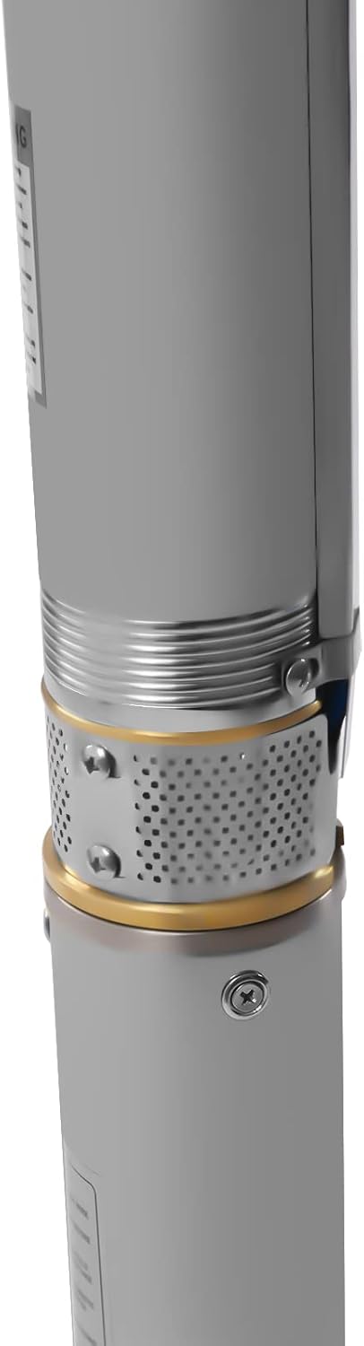 Fetcoi Bombas sumergibles con caja de control, 3 “OD Pipe 110V60HZ 0.55KW 0.75HP Bomba sumergible de pozo de acero inoxidable Bomba de pozo