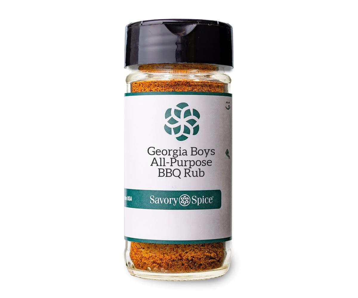 Savory Spice Georgia Boys – Masaje para barbacoa multiusos  Condimento y parrilla para barbacoa estilo Georgia para carne de res, pollo y costillas