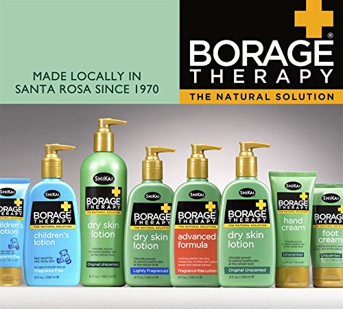 Loción para piel seca Shikai Borage Natural Therapy, 8 onzas