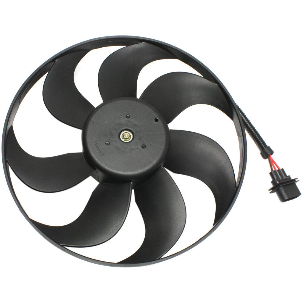 Para ventilador de radiador Volkswagen Beetle 1998-2006 lado del conductor  Ventilador único  VW3117120  6X0959455C