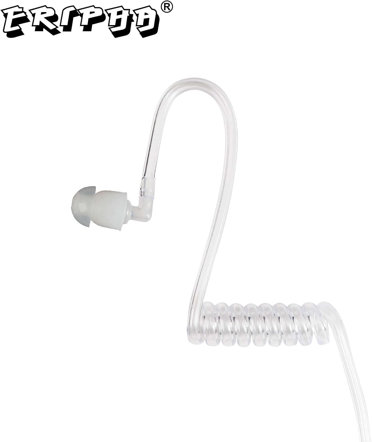ERIPHA Auricular Walkie Talkie de 2 pines con micrófono PTT y tubo acústico de aire compatible con Motorola BPR40 CLS 1110 1410 VL50 RDM2070D